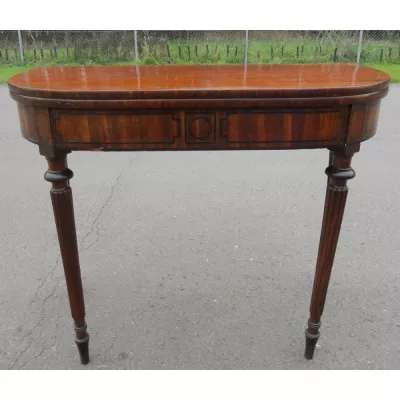 Georgianischer Mahagoni Beistelltisch Klapptisch antik ca 1800