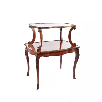 Französische Kingwood Etagere Beistelltisch antik ca 1860