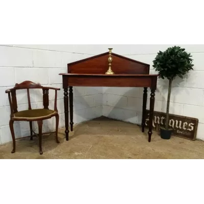 Viktorianischer antiker Mahagoni Beistelltisch englisch ca 1880