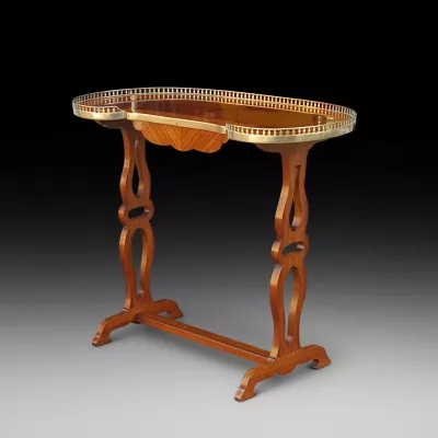 Edwardianischer Kingwood Mahagoni Beistelltisch antik ca 1890