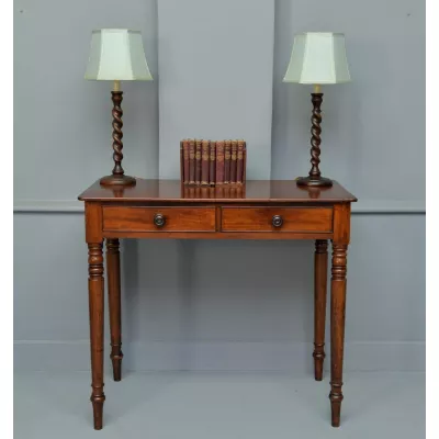Regency Mahagoni Beistelltisch original antik ca 1820