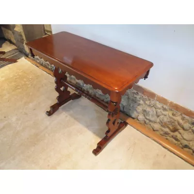 Viktorianischer antiker Beistelltisch Mahagoni englisch ca 1880