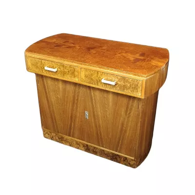 Art Deco Nussbaum Sideboard Buffetschrank antik englisch ca 1930