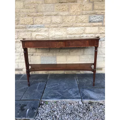 Georgianischer Mahagoni Beistelltisch Konsolentisch antik englisch ca 1920