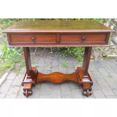Viktorianischer antiker Mahagoni Damen Schreibtisch Ladies Desk ca 1850