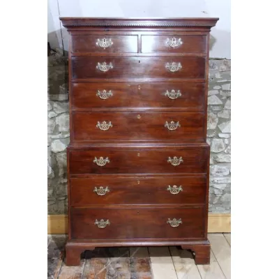 Britische antike Mahagoni Kommode ca 1800