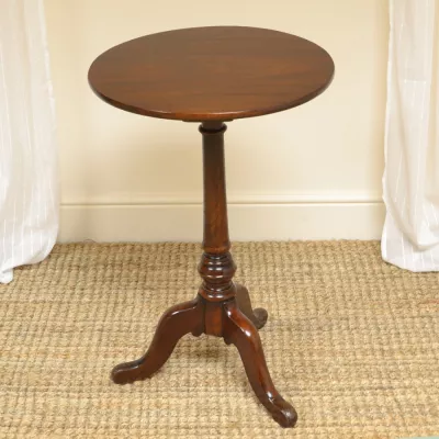 Viktorianischer englischer Mahagoni Beistelltisch original antik ca 1880