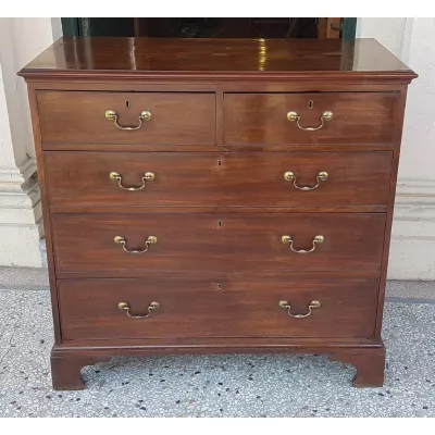 Georgianische antike Nussbaum Kommode englisch ca 1760