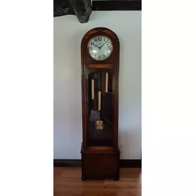 Antike Englische Bravington Eichen Uhr ca. 1930