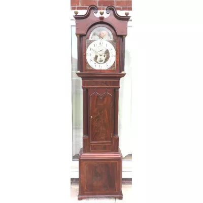 Antike Standuhr Mahagoni englisch von J. Watson Blackburn ca. 1800