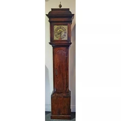 Englische Antike Eichen Standuhr ca. 1710