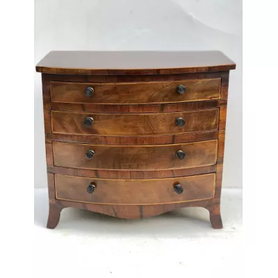 Englische Antike Minatur Lehrlings Kiefern Kommode ca. 19. Jh.