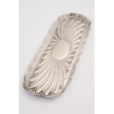 Viktorianischer Sterling Silber Stiftehalter Tablett antik 1894