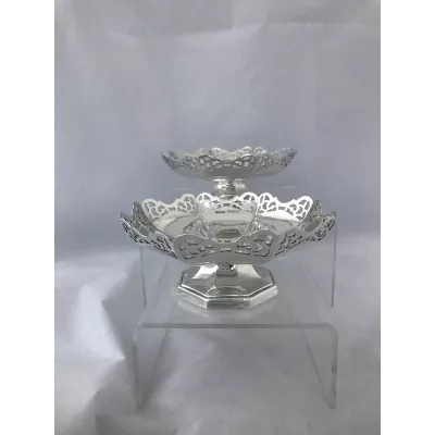 Antike original britische Silber Schalen Echtsilber 1943