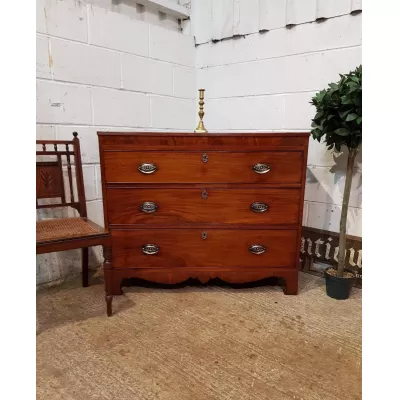 Antike Regency Mahagoni Kommode englisch ca 1820