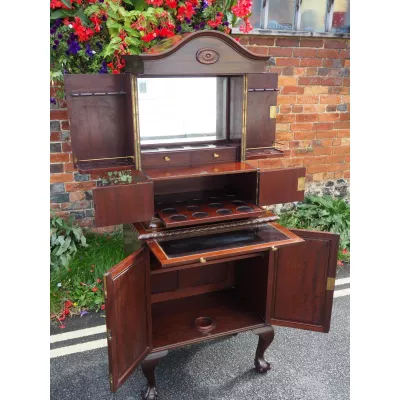 Antiker Mahagoni Cocktailschrank original englisch ca 1910