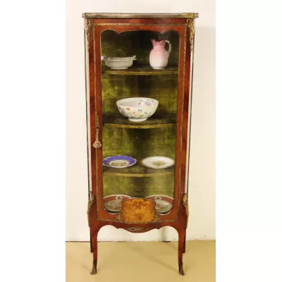 Französische antike Kingwood Vitrine ca 1880