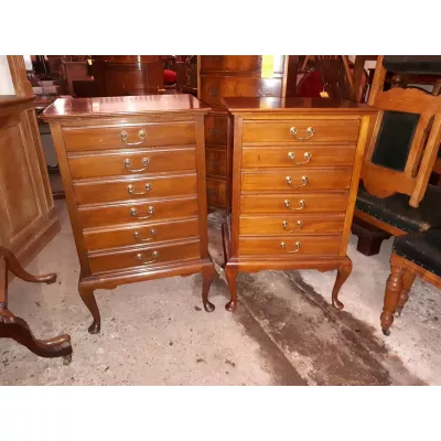 Antike edwardianische Mahagoni Kommoden englisch ca 1890