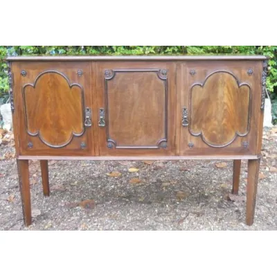 Antikes Englisches Mahagoni Sideboard im georgianischen Stil ca. 1930