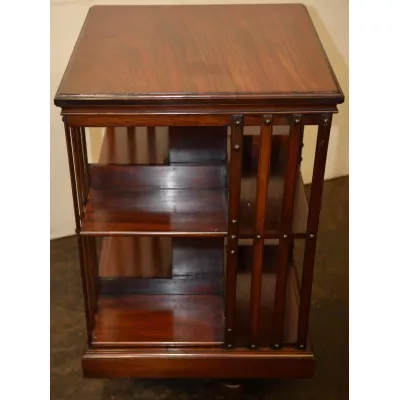 Antikes Mahagoni Bücherregal Revolving Bookcase englisch ca 1880