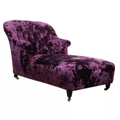 Viktorianische Samt Chaise Longue original antik ca 1880