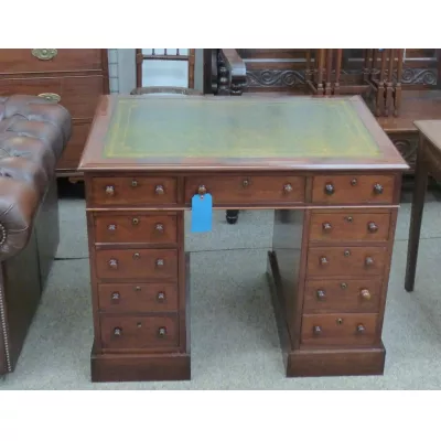 Britischer Mahagoni Schreibtisch original antik 19. Jh