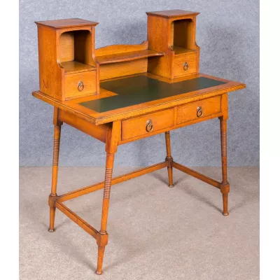 Arts & Crafts Eichen Schreibtisch antik englisch ca 1910