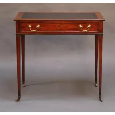 Englischer Mahagoni Schreibtisch original antik 19. Jh