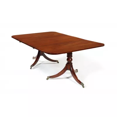 Englischer Regency Esstisch Mahagoni antik ca 1820