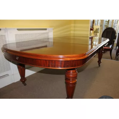 Viktorianischer antiker Esstisch Mahagoni englisch ca 1870