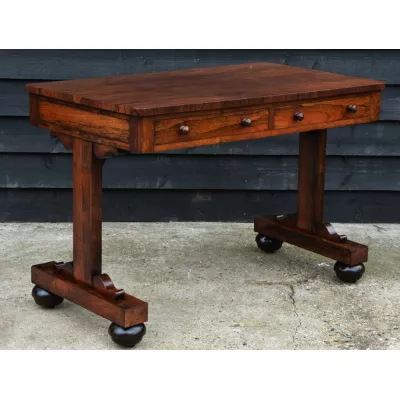 Antiker Regency Palisander Schreibtisch britisch ca 1820