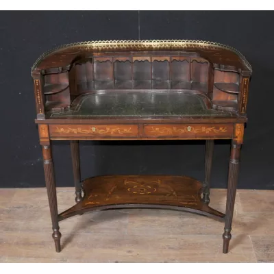 Antiker Regency Schreibtisch Mahagoni britisch ca 1820