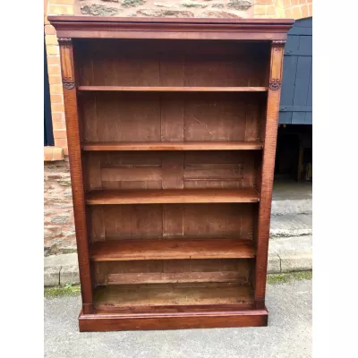 Antiker britischer Mahagoni Bücherschrank ca 1890