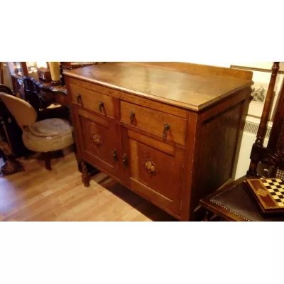 Viktorianisches Arts & Crafts Sideboard Eiche antik ca 1890