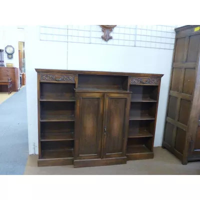 Antiker englischer Eichen Bücherschrank ca 1920