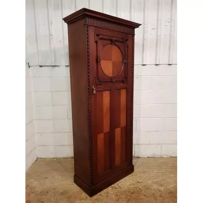 Antiker Art Deco Eichen Kleiderschrank Garderobe englisch ca 1910