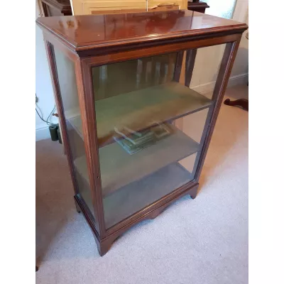 Edwardianische Mahagoni Vitrine original antik ca 1890