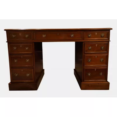 Antiker englischer Mahagoni Schreibtisch ca 1880