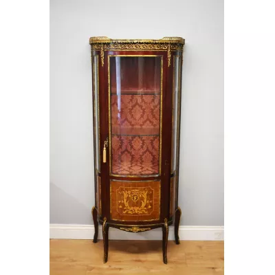 Antike Mahagoni Vitrine original britisch ca 1920