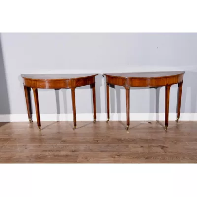 Georgianische antike Mahagoni Beistelltische englisch 18. Jh
