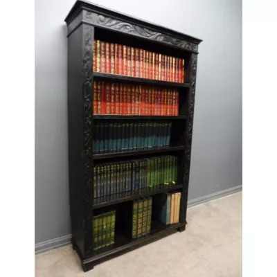 Viktorianisches antikes Bücherregal Eiche englisch ca 1890