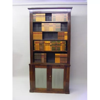 Antiker britischer Palisander Bücherschrank 19. Jh
