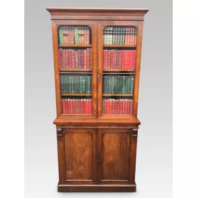 Antiker Palisander Bücherschrank englisch ca 1850