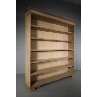 Antikes britisches Kiefern Bücherregal Weichholz 19. Jh
