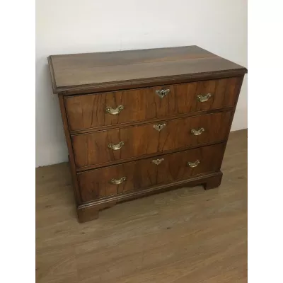 Antike original britische Kommode Nussbaum 18. Jh