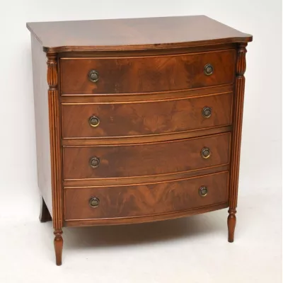 Antike britische Regency Style Kommode Mahagoni ca 1930