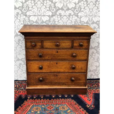 Viktorianische britische Eichen Kommode original antik ca 1880