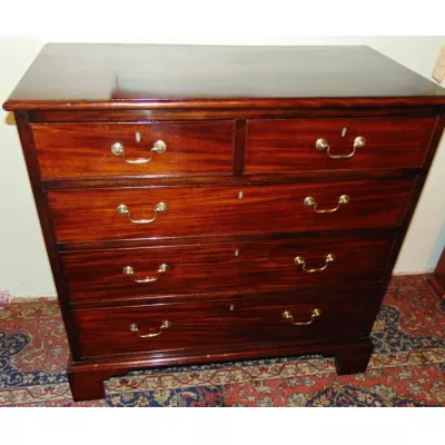 Georgianische Mahagoni Kommode original antik ca 1770