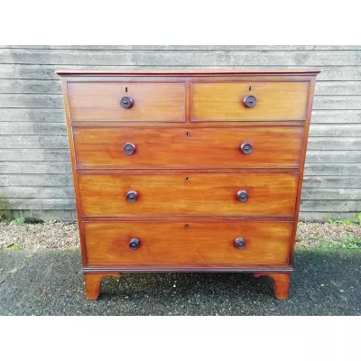 Viktorianische antike Mahagoni Kommode britisch ca 1850