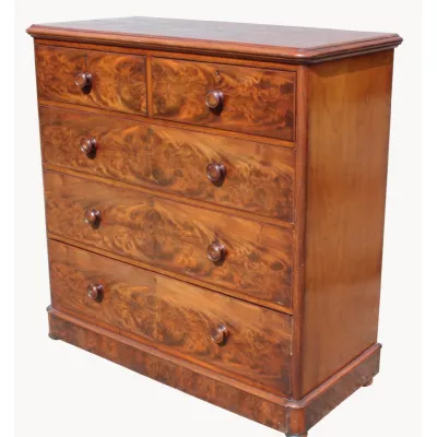 Antike britische Mahagoni Kommode viktorianisch ca 1850